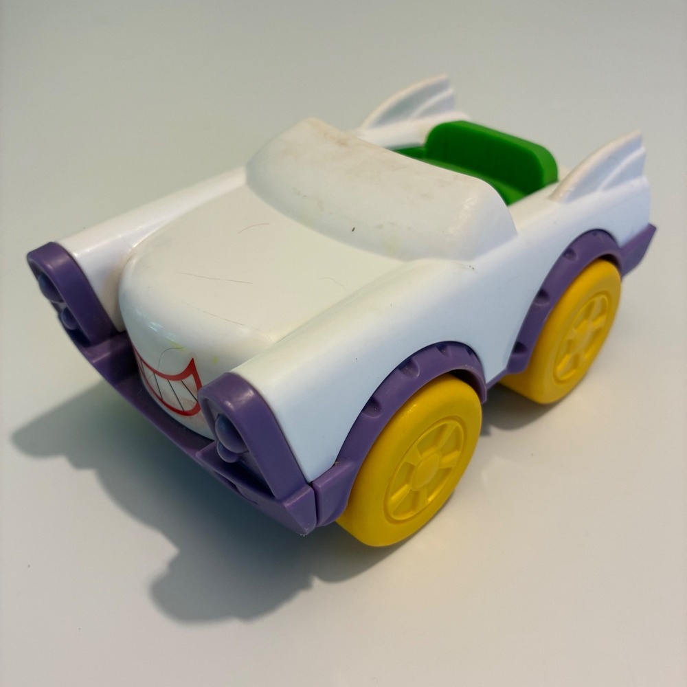 Fisher Price Little People DC Super Friends Joker Mobile White Purple Car 2020